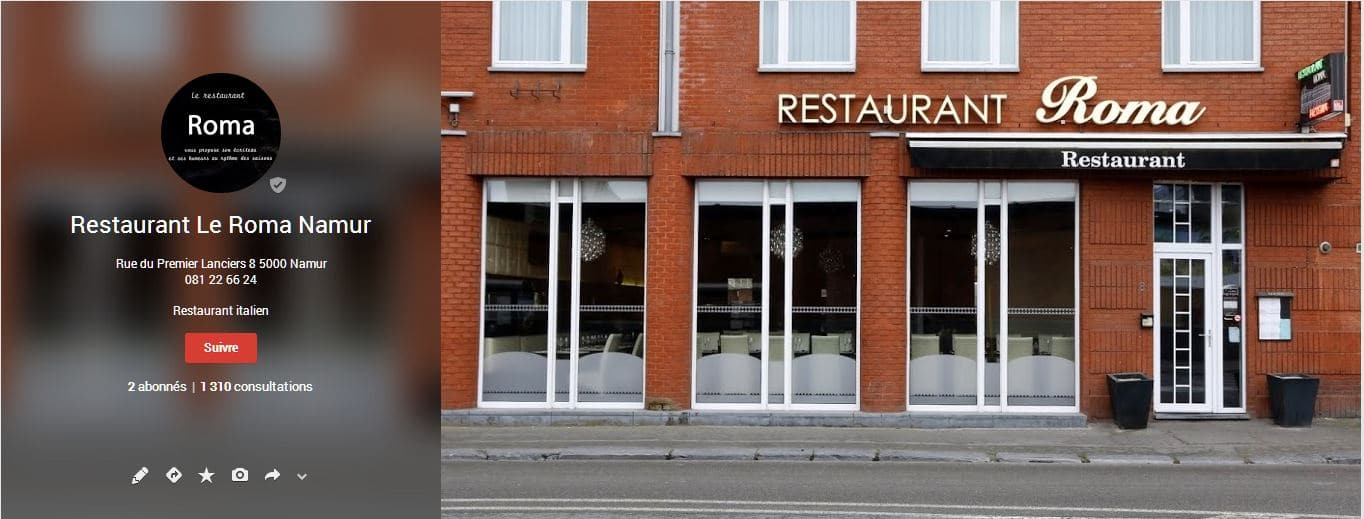 RESTAURANT ROMA - Namur CentreVille