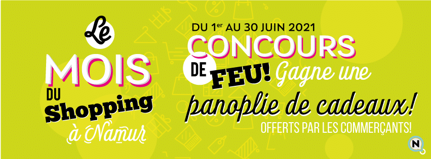 Banner le mois du shopping à Namur